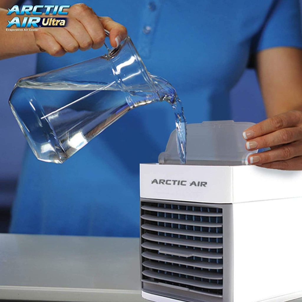 Arctic Air climatizador evaporativo en uso