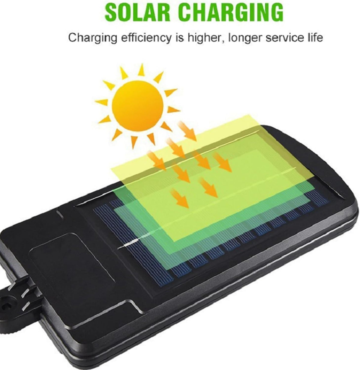 Luz solar LED con mando y sensor de movimiento · vista 4