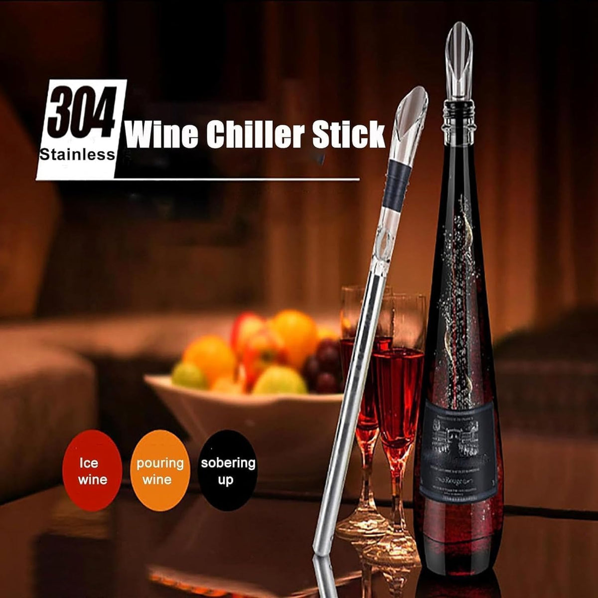 Enfriador de vino de acero inoxidable · vista 3