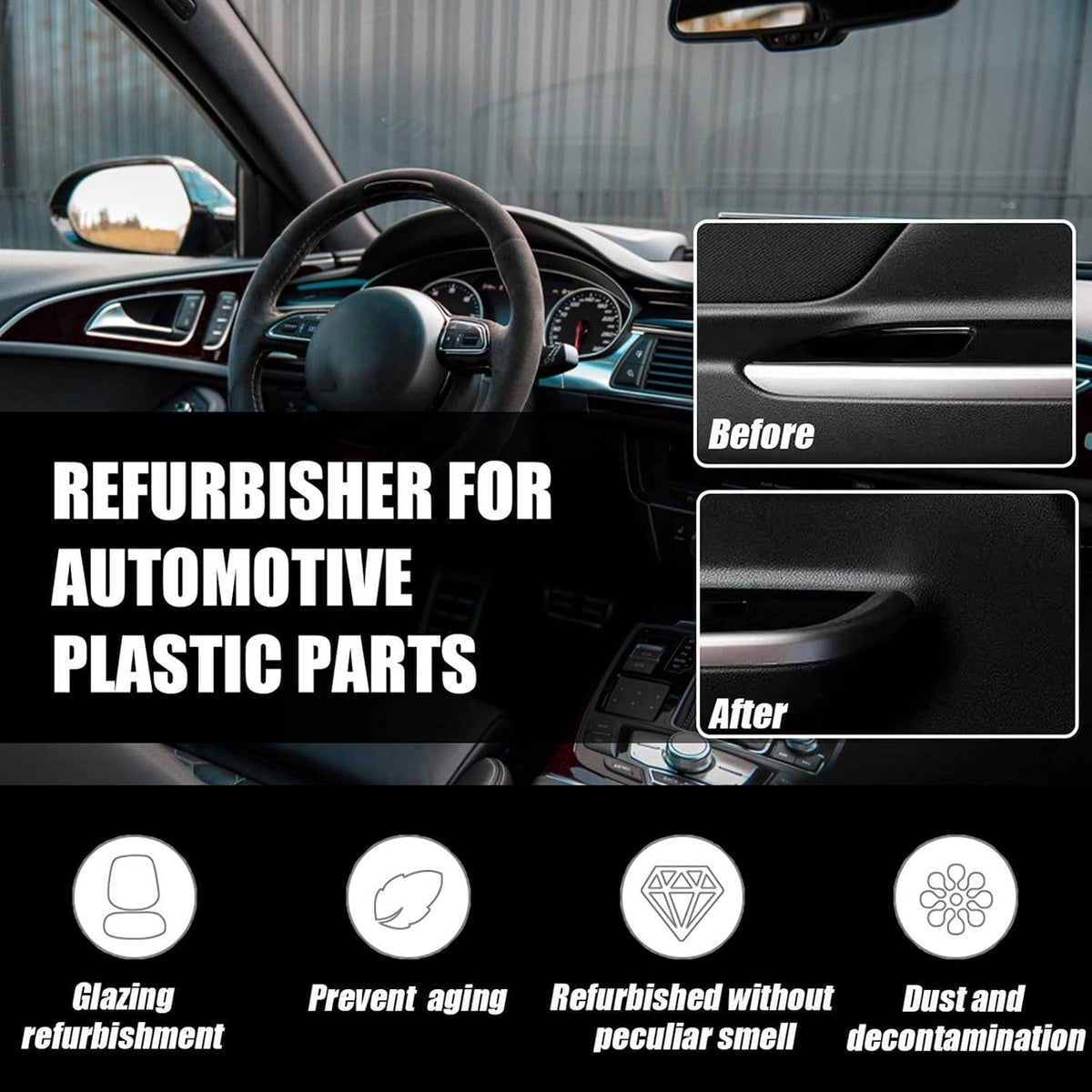 Restaurador de plásticos y molduras para coche · vista 2
