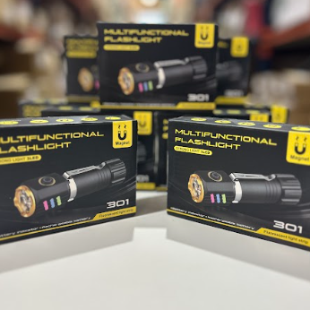 Mini linterna de 3 LED con imán · vista 2