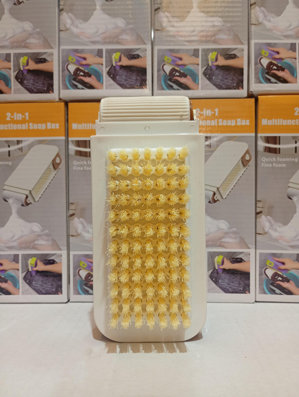 Dispensador de jabón 3 en 1 con cepillo y rodillo · vista 4